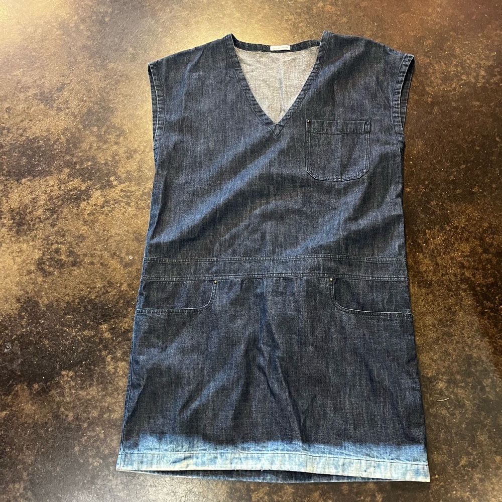 Tomas Maier Denim V-Neck Dress 2